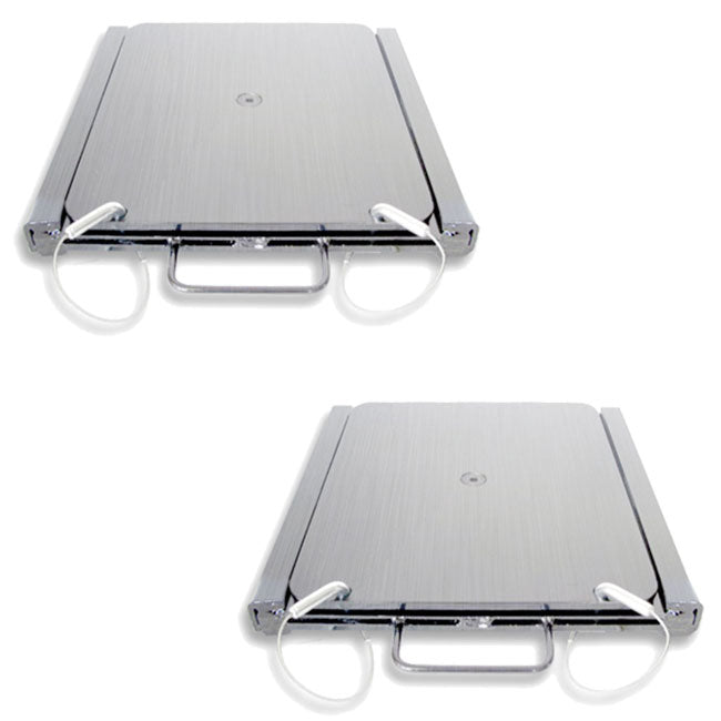 QSP 20407S Pair of Stainless Steel Portable Rear Slip Plates