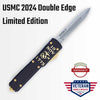 2024 USMC Birthday OTF (out-the-front) Knife by Krate Tactical (Double Edge)