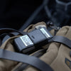 PROOF Wallet Apex Edition by Krate Tactical | Matte Black Full Grain Leather | Satin Gunmetal Aluminum