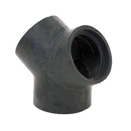 Crushproof RY25 Rubber Y-Connector For 2.5in. Hose