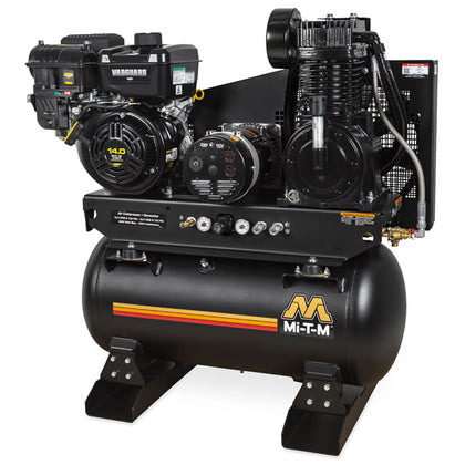 Mi-T-M AG2-SV14-30ME | 30 Gallon Two Stage Gasoline Generator & Air Compressor