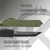 Ranger OTF (out-the-front) Knife by Krate Tactical