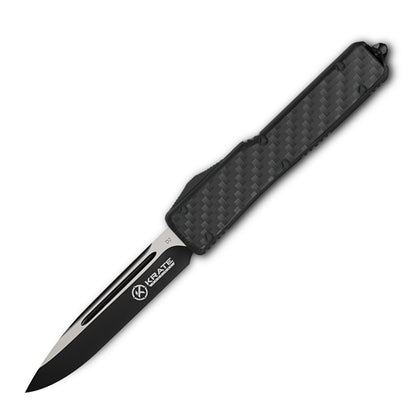 SHADOW OTF Knife (out-the-front) Knife by Krate Tactical (Single Edge)