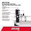 Zeeline ZE1731K 5 1 Pneumatic Stub Style High Flow Rate Piston Pump with FRL Double Action | RepQuip Sales Inc.