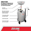 Zeeline ZE21CM 21 Gallon Professional Combination Oil Drain and Fluid Evacuator | RepQuip Sales Inc.