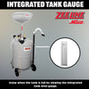 Zeeline ZE21CM 21 Gallon Professional Combination Oil Drain and Fluid Evacuator | RepQuip Sales Inc.