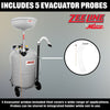 Zeeline ZE21CM 21 Gallon Professional Combination Oil Drain and Fluid Evacuator | RepQuip Sales Inc.