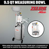 Zeeline ZE21CMB 21 Gallon Professional Grade Combination Oil Drain and Fluid Evacuator with Measuring Bowl | RepQuip Sales Inc.