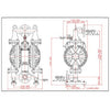 Zeeline ZE24107AB 1 5 inch Aluminum Diaphragm Pump | RepQuip Sales Inc.