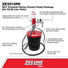 Zeeline by Milton ZE3574PK – 60:1 - Premium Grease Pump For 25 50 lbs. Pails Package