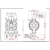 Zeeline ZE64215AB 3 inch Aluminum Diaphragm Pump | RepQuip Sales Inc.