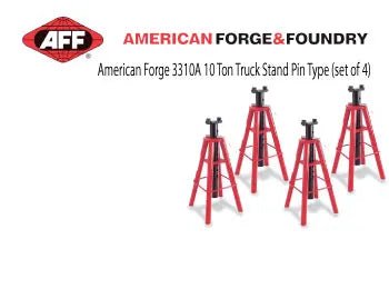 AFF 3310A 10 Ton Truck Stands on Sale