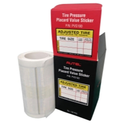 Autel PVS100 Box of 100 Placard Value Stickers - RepQuip Sales