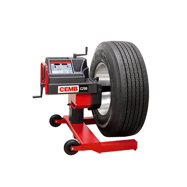 CEMB C206 Mobile Hand Spin Truck and Bus Wheel Balancer - RepQuip Sales