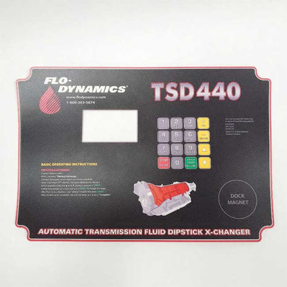 Flo-Dynamics 941786 Overlay Sticker – TSD440LCD Control Panel