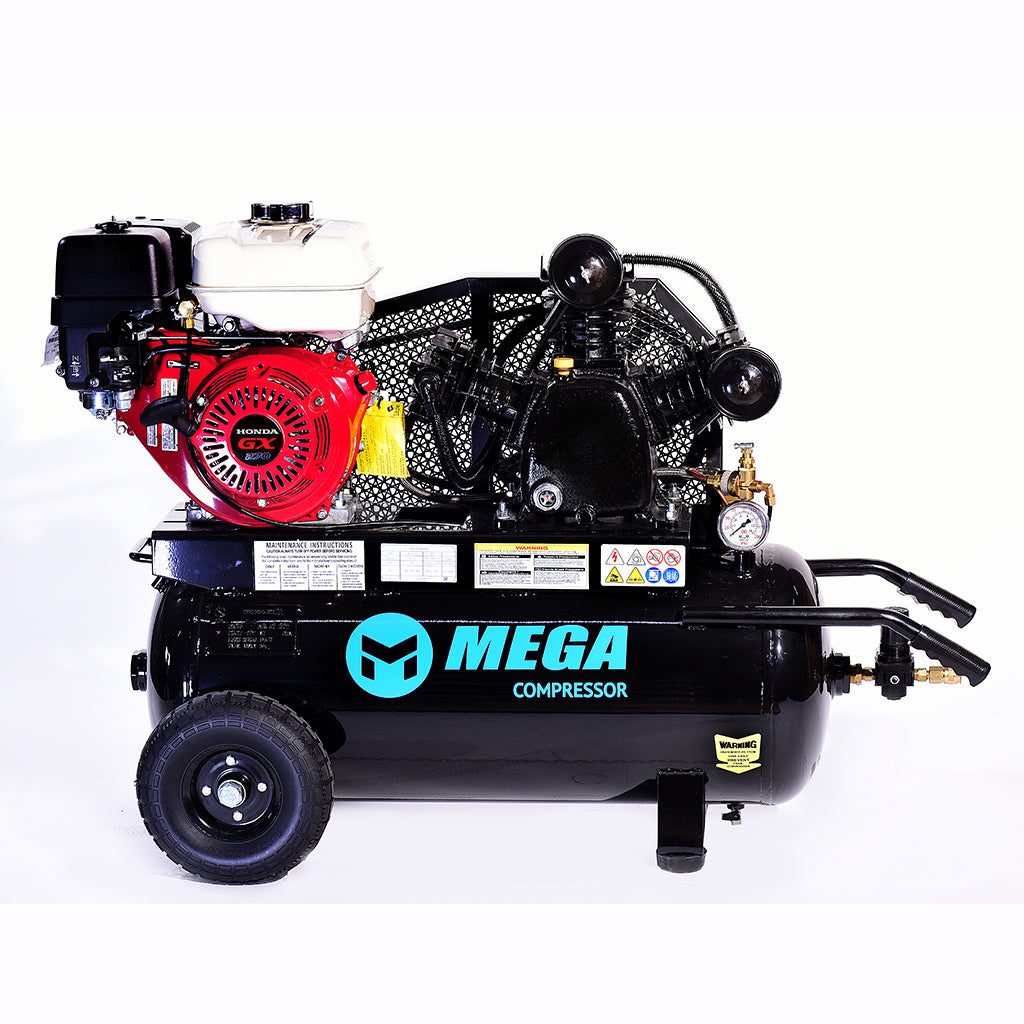 Mega Compressor Gas Powered Air Compressor 9022GH - RepQuip Sales