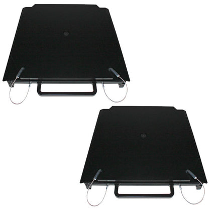 QSP 25-24-B Pair of Wheel Alignment HD Truck Turnplates with handles