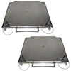 QSP 25-24-S Pair of Wheel Alignment Heavy-Duty Truck Stainless Steel Turnplates
