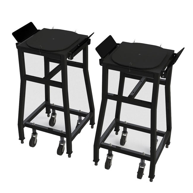 QSP DB-20K Pair of Stands include built in Turnplates