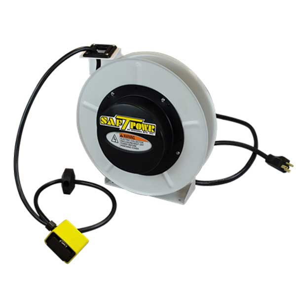 Saf-T-Lite 4550-5101 - 50ft. 20 Amp Retractable Cord Reel with Duplex  Outlet – RepQuip Equipment Sales