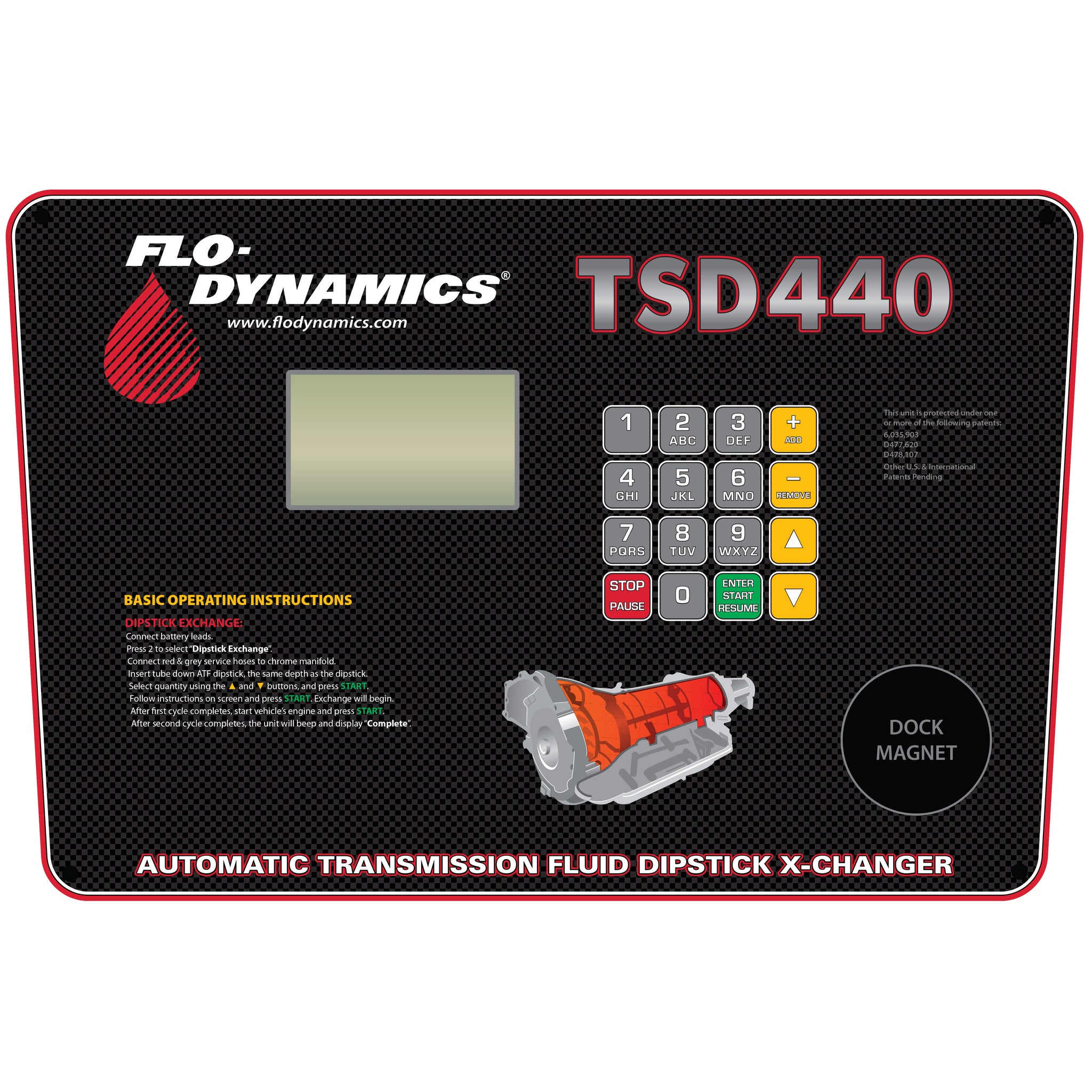 Flo-Dynamics TSD440LCD - TSD440 Transmission Fluid X-Changer - RepQuip - RepQuip Sales