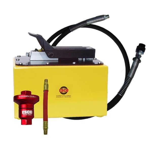 ESCO 10595C Pump, Air/Hydraulic, 2 Gallon Kit (Contains 10594, 10604 Hose and 10601K Reducer Kit)
